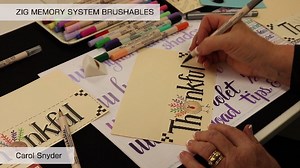 Watch Kuretake ZIG Memory System BRUSH ABLES ﹙MS-7700﹚, Lettering on Amazon Live