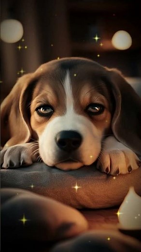 Goodnight Beagle puppy🌙🐶 ULTIMATE Lullaby & Calming Bedtime Story for Babies and Toddlers #short
