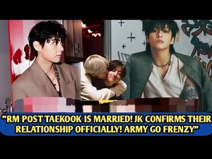 "Revealed"🙄TAEKOOK Is Married?! Jungkook Confirms Their Relationships Officially.