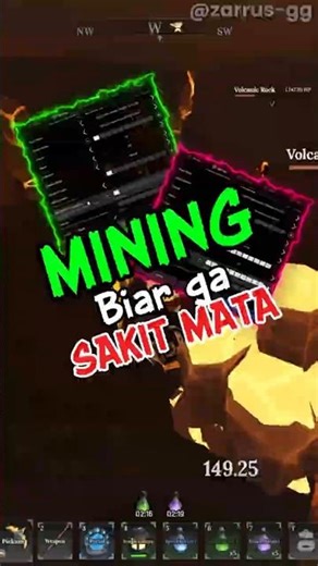 Tips agar tidak sakit mata Mining batu Di The Forge (Roblox)