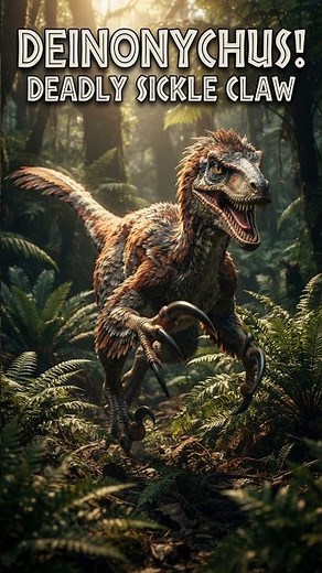 Deinonychus: The Feathered Dinosaur With a Deadly Sickle Claw! 🦖