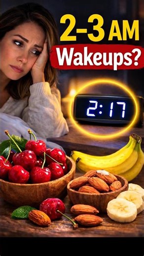 Waking Up at 2–3 AM? Try These 4 Sleep Foods (Ayurveda) #shorts