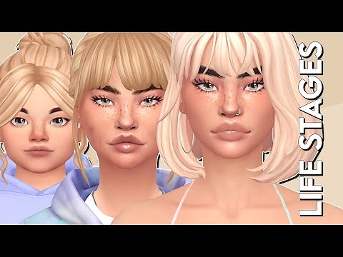 The Sims 4 | LIFE STAGES CAS 🌱 | + CC Links