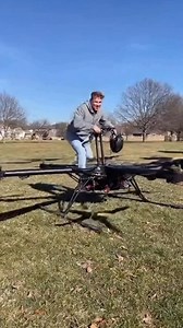 29K views · 201 reactions | Dreamed of riding a giant drone? This guy did — and crashed hard! He hopped on a huge drone for an epic flight, but things went south — he fell right out of the sky, spinning rotors and all! Viewers are stunned: ultimate fail, lucky he survived. Seriously, don’t try this at home! #wow #ai #fail #really #crash #drone #epicfail #adventure #viralvideo #shockmoment #dangerous #dji #no #shit #travel #funny | The.worldai | Facebook