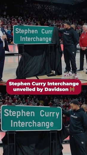 Davidson unveils the new Stephen Curry Interchange 🤩