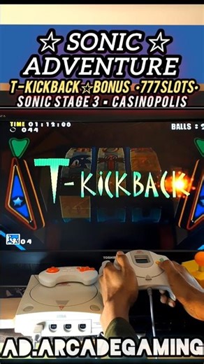 Sonic Adventure: T-Kickback Bonus Stage Casinopolis 777 Slots Sonic Pinball Played On Sega Dreamcast