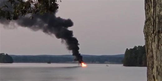 Father, son escape boat fire on Lake Martin