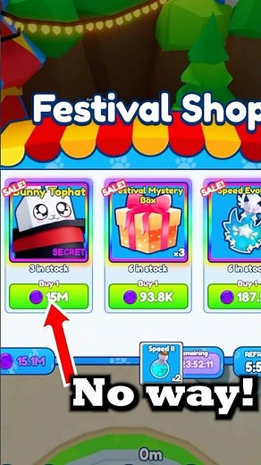 Finally....in BGSI (BUNNY TOPHAT Secret pet) #bgsi #roblox #robloxshorts