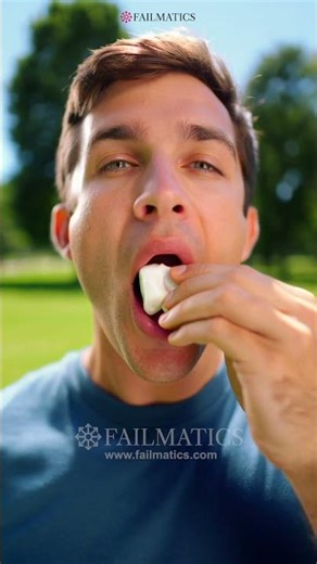 Boy blowing a bubble gum bubble