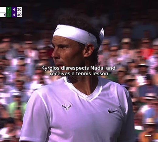 Nadal Teaches Kyrgios a Lesson on Respect
