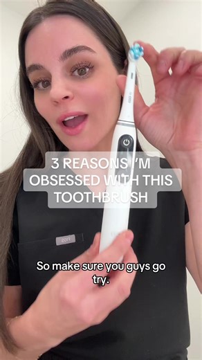 an absolute essential in your oral care ritual— the Oral B iO #oralhealth #toothbrush #dentist #electrictoothbrush #brightsmile