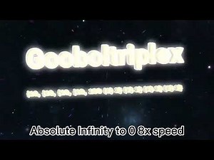 Number Absolute Infinity to 0 3.0 8x speed