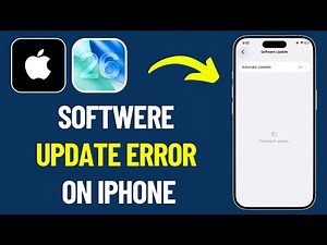 Fix iPhone Software Update Error (iOS 26) | Unable to Install Update Problem Solved! 🔥