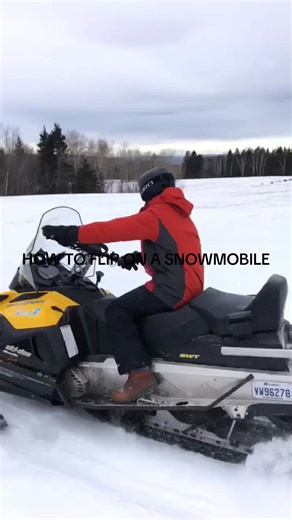 Gnarly flip #snowmobile #crash #funny #flip | snow mobile