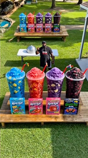 I Made 4 Giant Frozen Kool-Aid Thrills 😳🍧