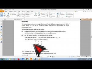 ISC COMPUTER SCIENCE PRACTICAL 2019:MATRIX