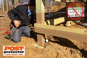 Post Protector & Skirt-Board Protector: Complete Pole Barn Foundation Decay Protection System