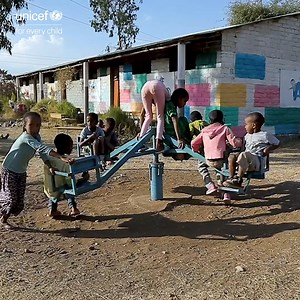 1.4M views · 116K reactions | These children are playing in what used to be a school. Now it’s a makeshift camp for families displaced by violence in #Tigray, Ethiopia. Due to COVID-19 and conflict, 1.4 million children have lost out on over a year of education. All parties to the conflict must protect children's right to live, learn and play in safety NOW. | UNICEF | Facebook