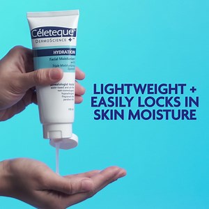 Moisturizer that’s lightweight locks in moisture? That’s a smart beauty’s holy grail.​ Hydrate with Céleteque Hydration Facial Moisturizer. It’s light on skin heavy on moisturization, helping you achieve that fresh, healthy-looking skin all day. ​ Add Céleteque to your routine now. | Céleteque