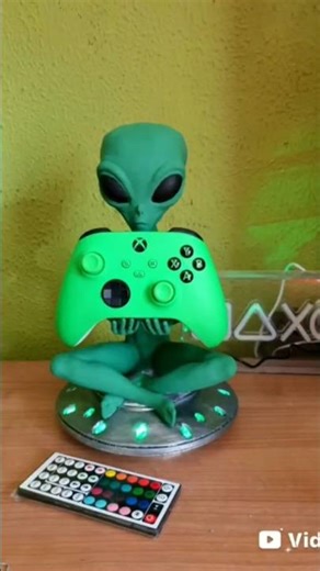 Alien Spaceship universal stand with led light!#3dprinting #3dmodeling#3dprinterupgrade #alien#space