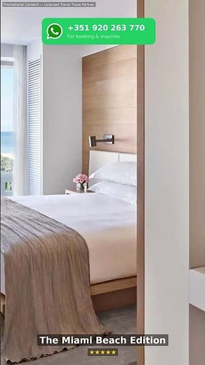The Miami Beach Edition ★ Miami Hotel Room Tour