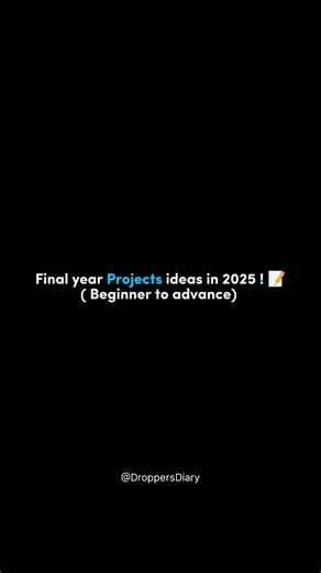 final year project ideas for computer science engineering students #engineering