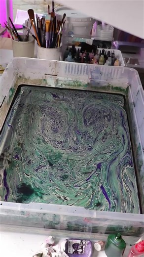 28K views · 128 reactions | The Patterns of Paper Marbling. #marblingart #watercolormarbling #beautifulart | Josie Lewis Art | Facebook