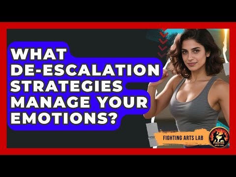What De-escalation Strategies Manage Your Emotions? - Fighting Arts Lab