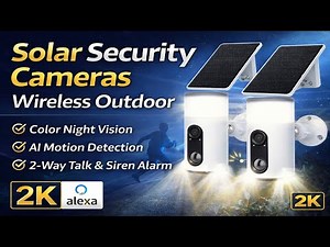 ANRAN Solar Security Camera Review — 2K Floodlight Cam, Color Night Vision, AI Motion & Alexa