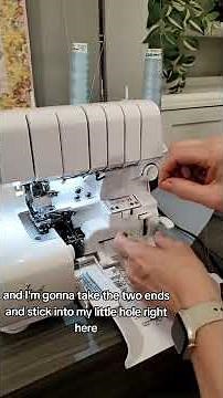 Using Wooly Poly (Stretchy Thread) in Your Serger