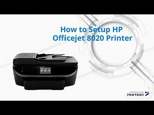 How to Setup HP Officejet 8020 printer | Driver Download ( New 2020 User Guide )