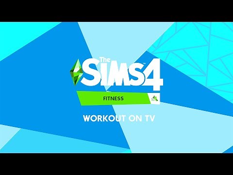 The Sims 4: Fitness - Workout on TV