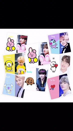 Favorite Characters and People Showcase in BTSXBT21
