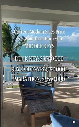 Middle Keys Waterfront Home Prices