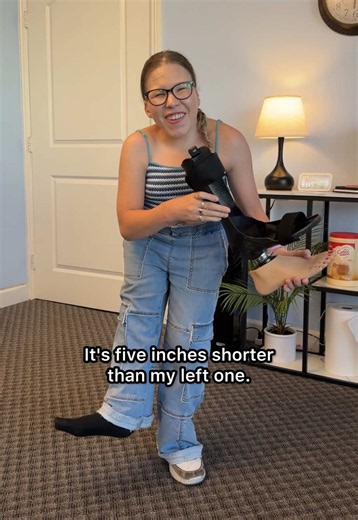 now ya know! #Prosthetic #Leg #Disability #Dwarfism #FYP | left left leg