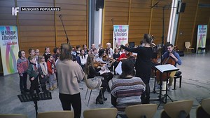 ADN - le Kiosque à musique en enregistrement avec les jeunes du côté de Sion - Interface - Play RTS