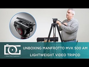 MANFROTTO MVK500AM | Lightweight MVK500AM Fluid Video System W/ Twin Legs & Middle Spreader | REVIEW