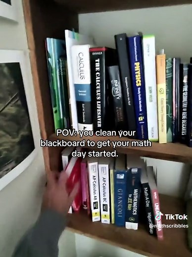 Start Your Math Day Right: Clean Your Blackboard!