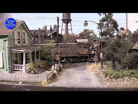 The Highly Detailed, Western Pacific in Silverdale This is an Excellent HO Scale Model Railroad