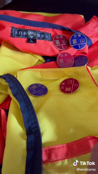 バッジの落下防止 #アウトドア #アウトドア部 #アウトドア教室