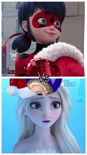 Ladybug vs Elsa: Disney Christmas Showdown