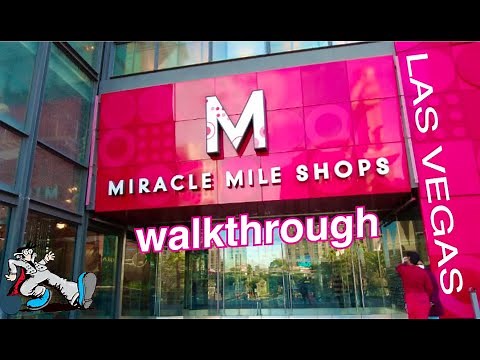 Miracle Mile Shops walkthrough 2024 Las Vegas 4K SHOPPING MALL