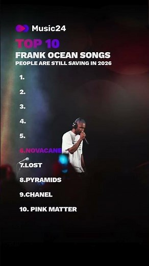 10 Frank Ocean Songs People Are Still Saving In 2026 #frankocean #blonde #music #channelorange