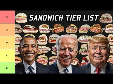 PRESIDENTS RANK SANDWICHES