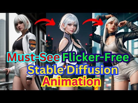 Stable Diffusion Animation Use AnimateDiff To Create Filcker-Free Video (Tutorial Guide)