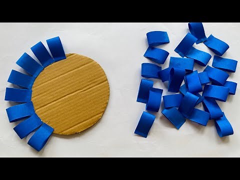 Beautiful Blue Paper Wall Hanging | Paper Craft | Wall Decor | Blue day art & craft |Paper wall mate