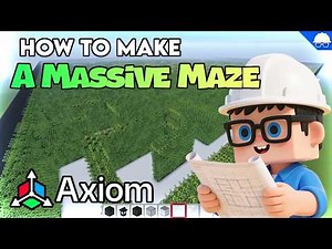 How to Build a Massive Hedge Maze in Minecraft (Axiom Mod Tutorial)