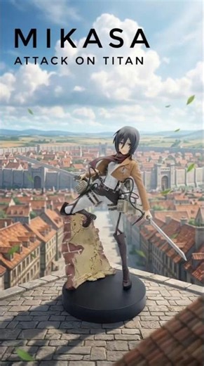 ดุดันไม่เกรงใจไททัน! รีวิวฟิกเกอร์ Mikasa Ackerman Attack On Titan ผ่าพิภพไททัน #figure #titan
