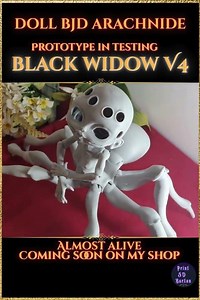 Doll Bjd Black Widow Spider Stl By Print3DBurton