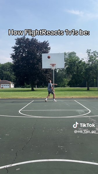 FlightReacts 1v1 Basketball Challenge Under Hot Conditions